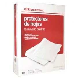 PROTECTOR DE HOJAS OFFICE DEPOT BRILLANTE...