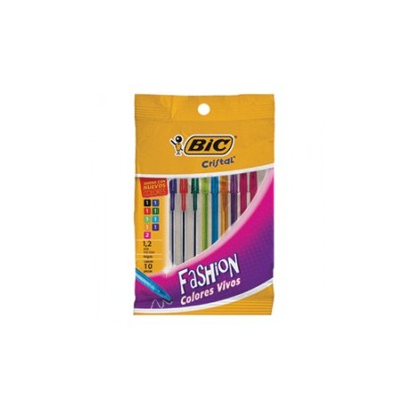 BOLIGRAFO BIC SHIMMERS COLORES SURTIDOS 6...