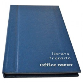 LIBRETA DE TRANSITO OFFICE DEPOT