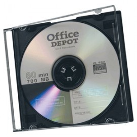 ESTUCHE DELGADO PARA CD/DVD OFFICE DEPOT...