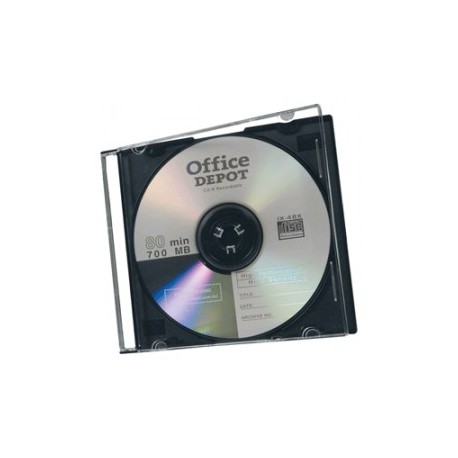 ESTUCHE DELGADO PARA CD/DVD OFFICE DEPOT...
