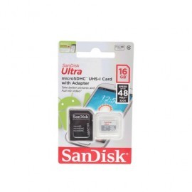 MICRO SD SANDISK 16GB UHS-I CLASE 10 48 MB/S