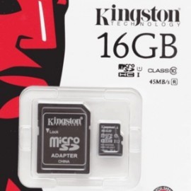 TARJETA MICRO SD KINGSTON 16GB CLASE 10