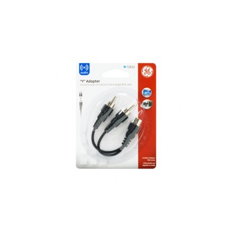 CABLE ADAPTADOR 2 RCA-JACK GENERAL ELECTRIC