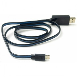 CABLE USB A LIGHTNING SPECTRA (1 MT, LUZ LED)