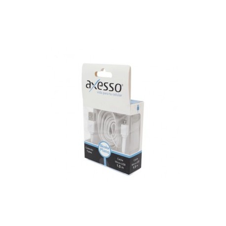 CABLE USB A MICRO USB AXESSO (1.5 MTS)