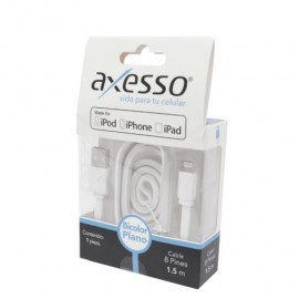 CABLE USB A 8 PIN AXESSO (1.5 MTS)
