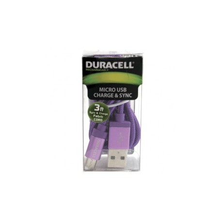 CABLE MICRO USB DURACELL MOR